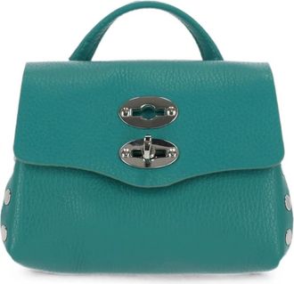 Zanellato Postina Baby Daily Night - Dames - Handtassen - Groen - ONE Size - Leer - Tassen