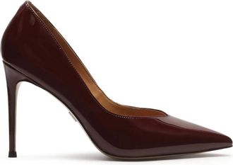 Kazar Lakleren bordeaux pumps - Dames - Pumps - Bruin - 36 EU - Leer - Schoenen