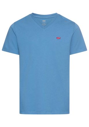 Levi's V-Shirt LEVIS LE ORIGINAL HM VNECK, Herren, Gr. XXL, quiet harbor, Jersey, Obermaterial: 100% Baumwolle, unifarben, regular fit h&uuml;ftbedeckend, V-Aussc