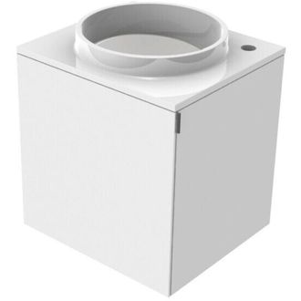 Emco Evo 450 Lavabo Para Invitados, Blanco &Oacute;ptico, 450x450x508mm, - Emco