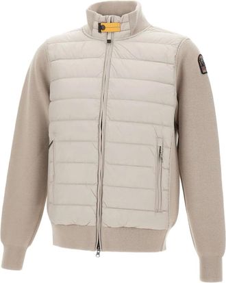 Parajumpers zip pockets hybrid sweater - Neutrals