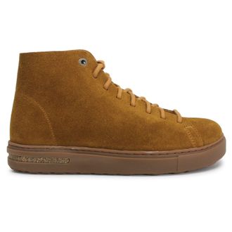 Birkenstock Bend Mid Decon Nubuck Leather Unisex Comfort Trainers - Mink - Size:UK 7.5