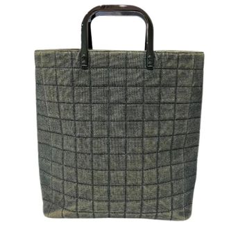 Chanel Pre-owned Tote Bags, female, Green, Size: ONE SIZE Pre-owned Denim Tote Bag