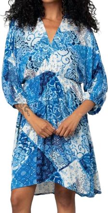 Lovestitch Romina Dress In Navy