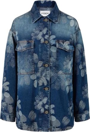 Iceberg Indigo Jacket - Dames - Spijkerjassen - Blauw - S - Denim - Jassen