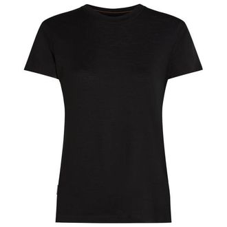 Icebreaker 150 Merinofine Ace S/S Tee Merinoshirt f&uuml;r Damen | schwarz