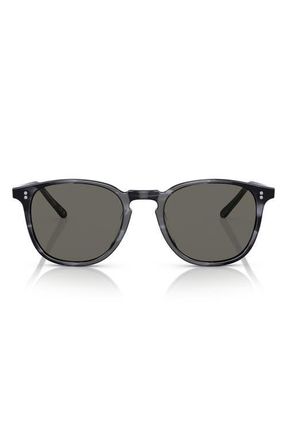 Oliver Peoples 50mm Finley 1993 Sun Phantos Sunglasses in Dark Blue Smoke/carbon Grey at Nordstrom