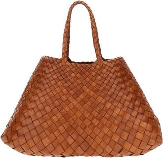 Dragon Diffusion Santa Croce Small - Dames - Handtassen - Bruin - ONE Size - Leer - Tassen