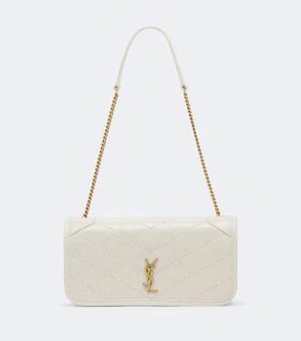 Saint Laurent Niki leather wallet on chain