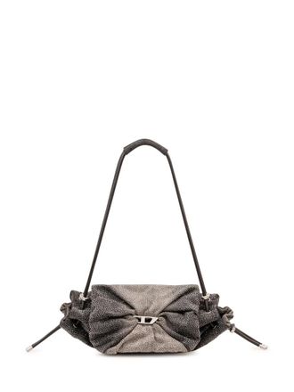 Diesel Grey Scrunch-D Large Shoulder Bag