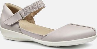Hotter Womens Lake Womens Wide Fit Mary Jane Shoes - Tan - Size: 6.5