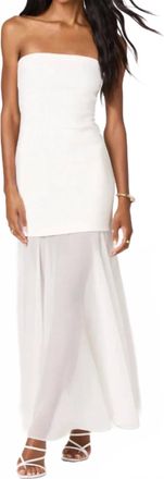 Astr Lizet Maxi Dress In White