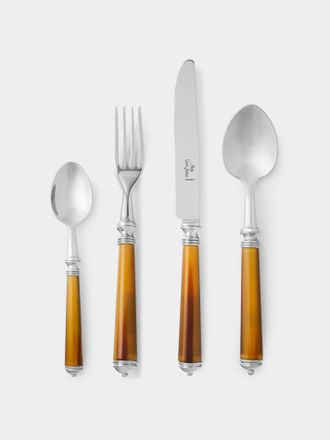 Alain Saint-Joanis Marbella Dark Horn Resin Dinner Cutlery (Set of 4 Pieces)