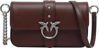 Pinko Love One Leather Cross Body Bag
