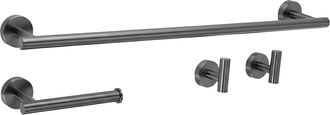 Rea Juego De Perchas Para Ba&ntilde;o Rea Ari Titanium