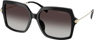 Michael Kors MK2247U QUOGUE 30058G Womens Sunglasses Black Size 55