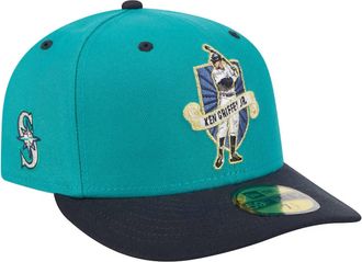 New Era Mens Seattle Mariners Ken Griffey Junior Hat In Aqua