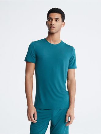 Calvin Klein Mens Ultra-Soft Modern Sleep Tee - Blue - XL
