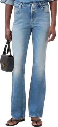 Closed Jovanna Flared Jeans In Mid Blue