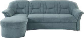 Domo Collection Ecksofa »Sarafina zeitlos und komfortabel, optional mit Federkern, L-Form« wahlweise mit Bettfunktion
