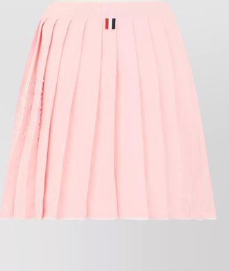 Thom Browne pleated mini skirt above knee length