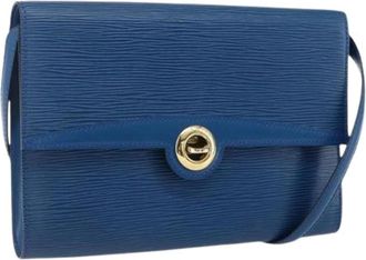 Louis Vuitton Pre-owned Vintage Cross Body Tas - Dames - Vintage Schoudertas - Blauw - ONE Size - Leer - Vintage
