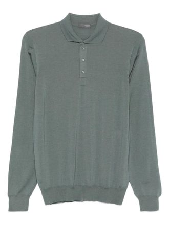 Drumohr long-sleeve polo shirt - Grey