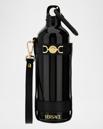 Versace Medusa 95 Water Bottle with Carrier, 26 oz