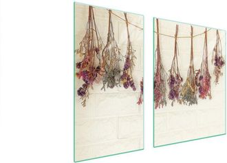 OEM Placa Protectora De Vidrio Para Estufa 90x52 Flores