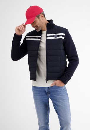 Lerros Baseball Cap LERROS LERROS Cap mit Fischgratstruktur, Herren, Gr. Normalgr&ouml;ssen, rot (salsa), 100% Baumwolle, Caps Baseball Cap