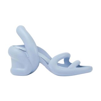 Camper Schoenen, Dames, Blauw, 39 EU, Blauwe Sculpturale Hak Sandalen