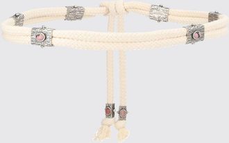 Isabel Marant Cintura multifilo Aleea in cotone con pietre e chiusura da annodare