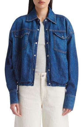 TWP Snap Denim Jacket in Dark Wash at Nordstrom Rack, Size X-Large