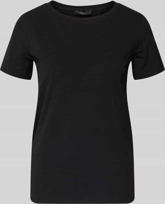 Max Mara Slim Fit T-Shirt aus Baumwoll-Mix Modell MULTIB in Black, Gr&ouml;&szlig;e XXL