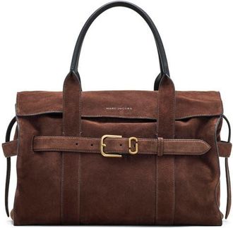 Marc Jacobs The Suede Dakota Tote in Dark Brown at Nordstrom