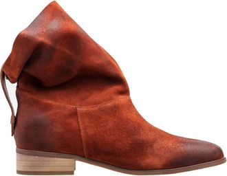 Antelope Womens X34 Cari Bootie In Brown Suede