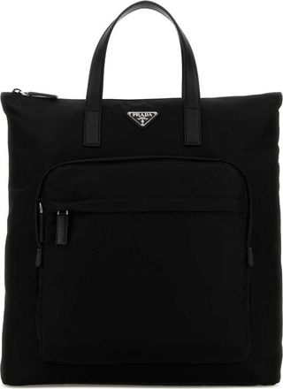 Prada Black Re-Nylon Shopping Bag