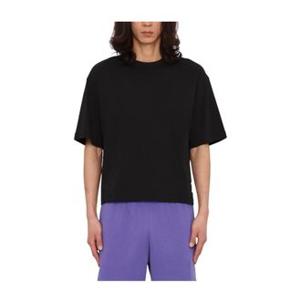 Emporio Armani Zwarte Cuore Giornale T-shirt - Heren - T-shirts - Zwart - XS - Katoen - Tops