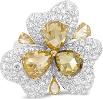 HYT Jewelry 18kt witgouden ring met diamant - Zilver