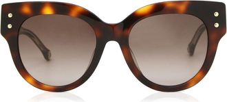 Carolina Herrera CH 0008/S 05L/HA Womens Sunglasses Tortoiseshell Size 52