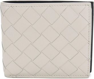 Bottega Veneta Ivory Leather Wallet (Bi-Fold) (Pre-Owned)