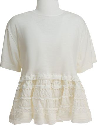 Alaia Camiseta Ala&iuml;a De Lana Virgen