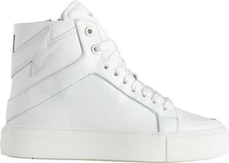 Zadig&Voltaire High Flash Chunky Smooth Leather Sneaker