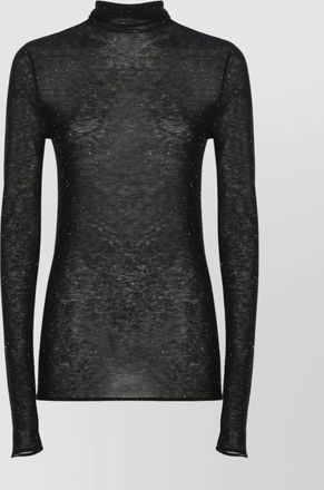 Pinko wool sequin turtleneck sweater