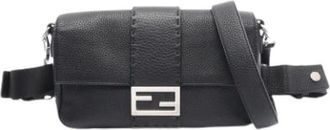 Fendi Pre-owned Belt Bags, female, Black, Size: ONE SIZE Pre-owned Leather fendi-bags
