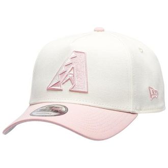 New Era Womens Arizona Diamondbacks Diamondbacks 9FORTY A-Frame Cap - Adult Chrome/Pink Rouge