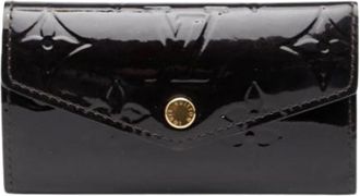 Louis Vuitton Pre-owned Wallets, female, Purple, Size: ONE SIZE Pre-owned Leather Key-holder