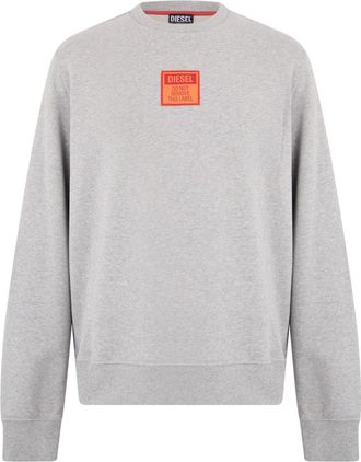 Diesel Felpa S-Ginn Crew E2 - - Sweatshirts & Hoodies - Uomo - Grigio - L