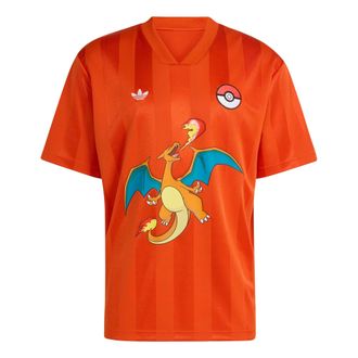 adidas x Pokemon Jersey T-Shirt Asia Sizing Collegiate Orange IB7064