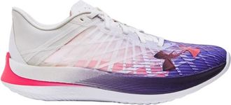 Under Armour Mens Flow Velociti Elite - Running Shoes Pink Shock/White/Sonar Blue Size 10.0